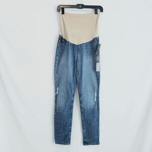 NWT Sold Design Lab St. Mark Stiletto Distressed Jeans Stretchy